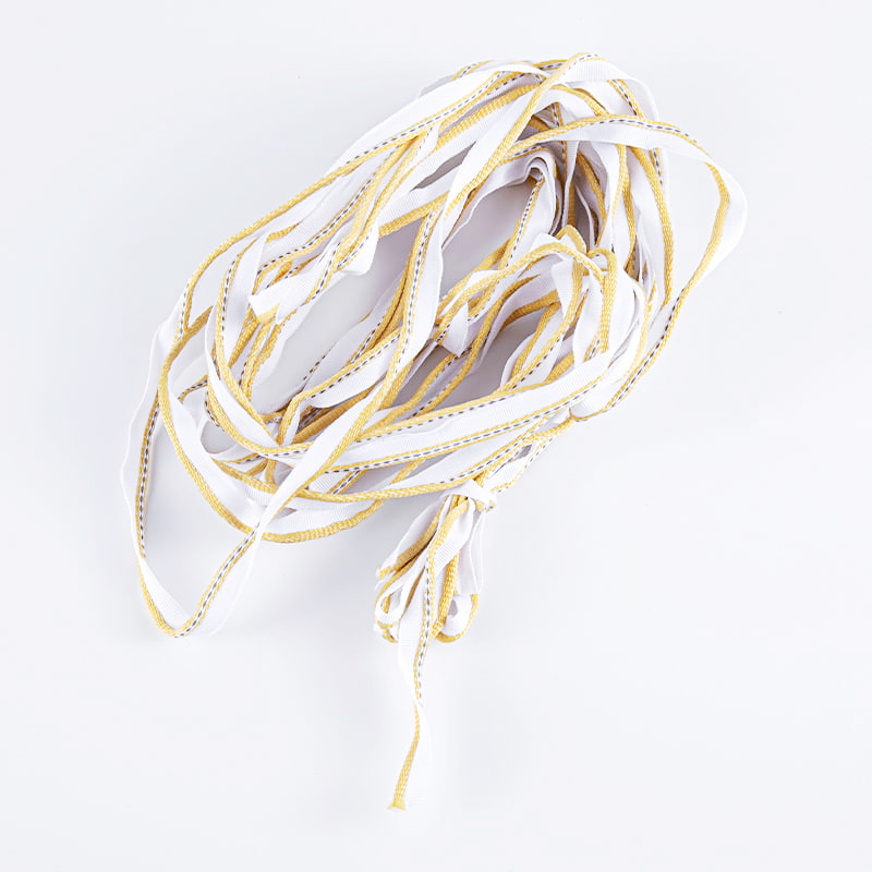 1,0 cm polyester reflecterende tape voor compressie slijtvastheid kledingaccessoires