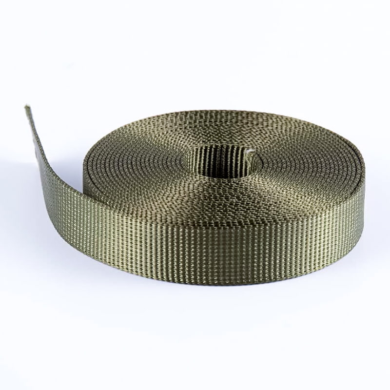 Flexibele band van 2,5 cm polyester keperstof voor halsbanden